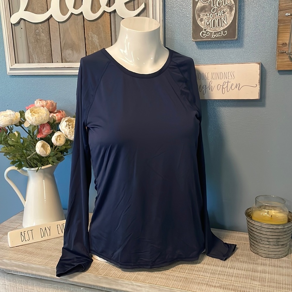 Garnet Hill Crewneck Sun Shirt women’s size small